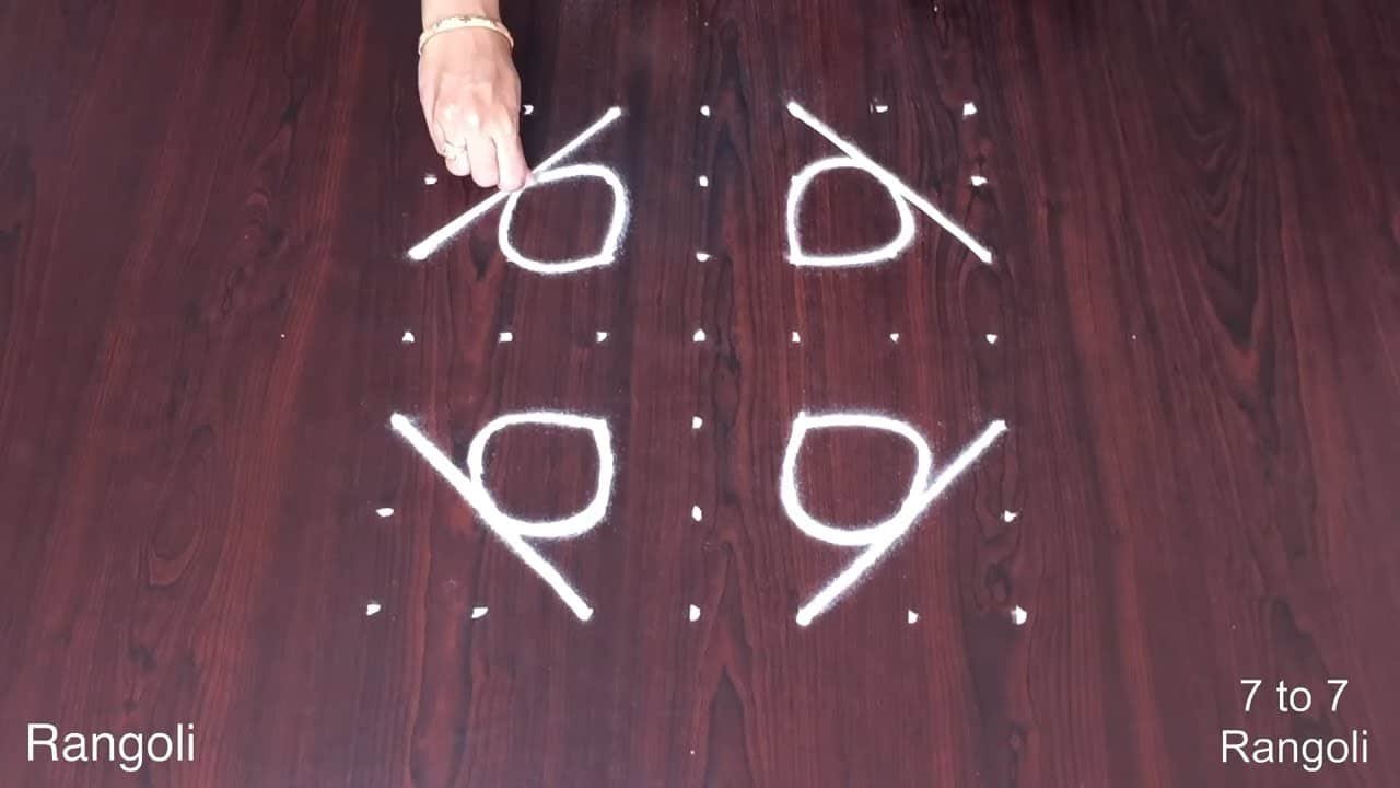 Dots Kolam Designs Beautiful