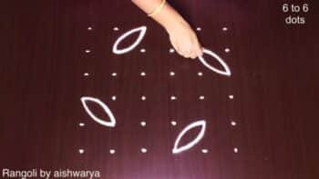 Dotted Designs Number Dots Beautiful Rangoli