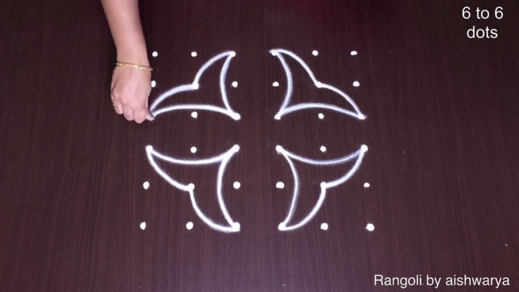 dotted Purattasi kolam