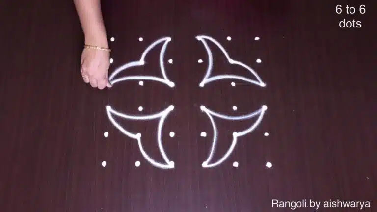 dotted Purattasi kolam