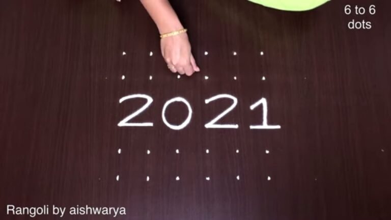 New Year kolam