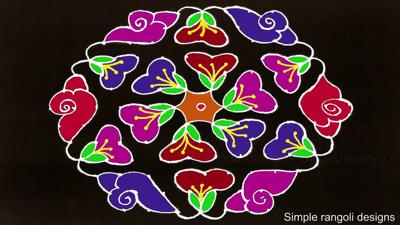 Draw This Kolam for Sankranthi