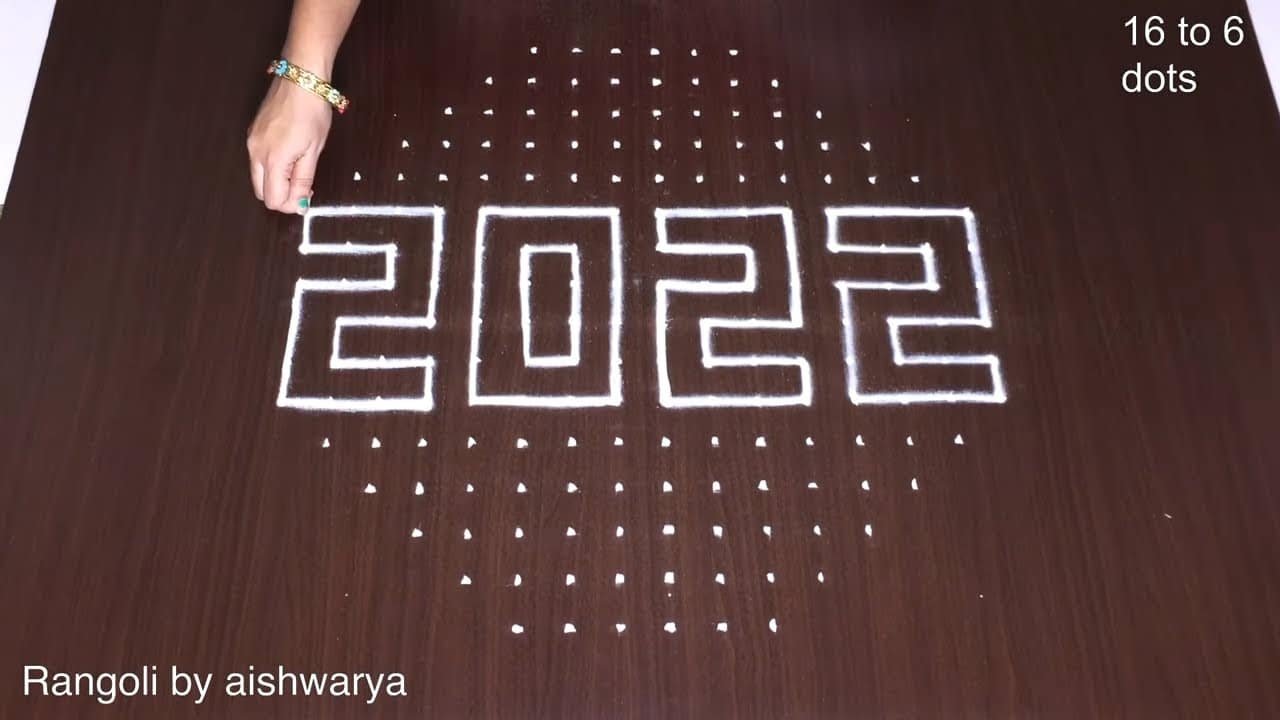 Draw This New Year Kolam