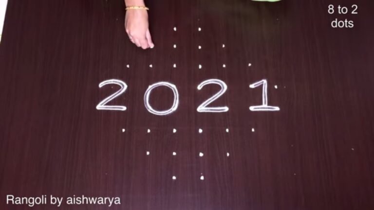 new rangoli design