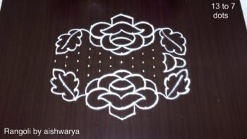Durga Puja Alpana Rangoli
