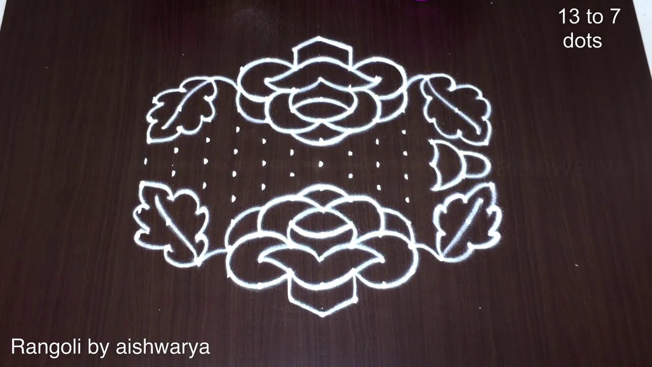 Durga Puja Alpana Rangoli