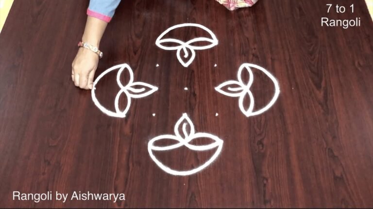 Durga Puja rangoli