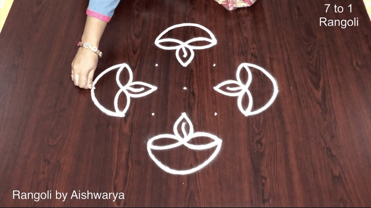 Durga Puja Rangoli Ideas