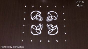 Easy 6 Se 6straight Dots Beautiful Muggulu