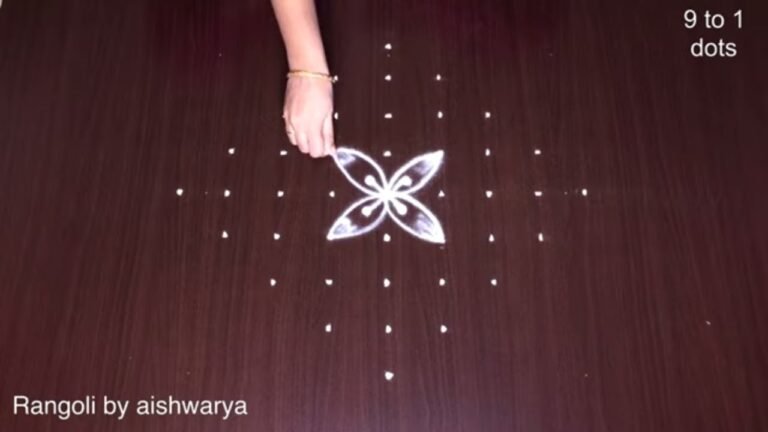 9 dots kolam