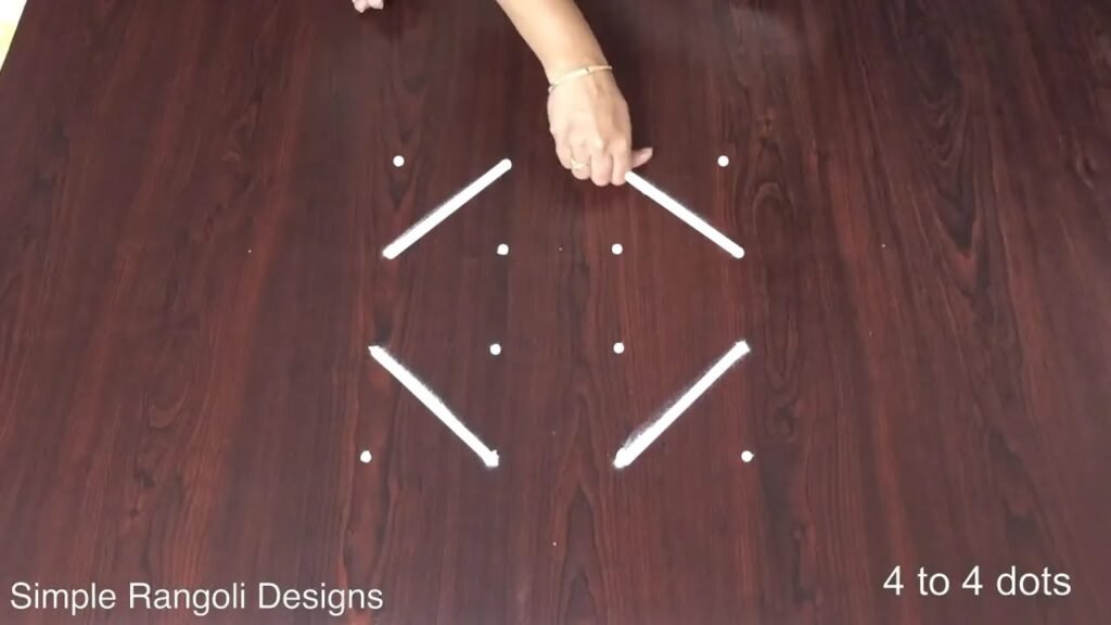 rangoli with dots