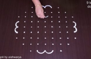 Easy and Quick Hand Rangoli