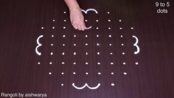 Easy and Quick Hand Rangoli
