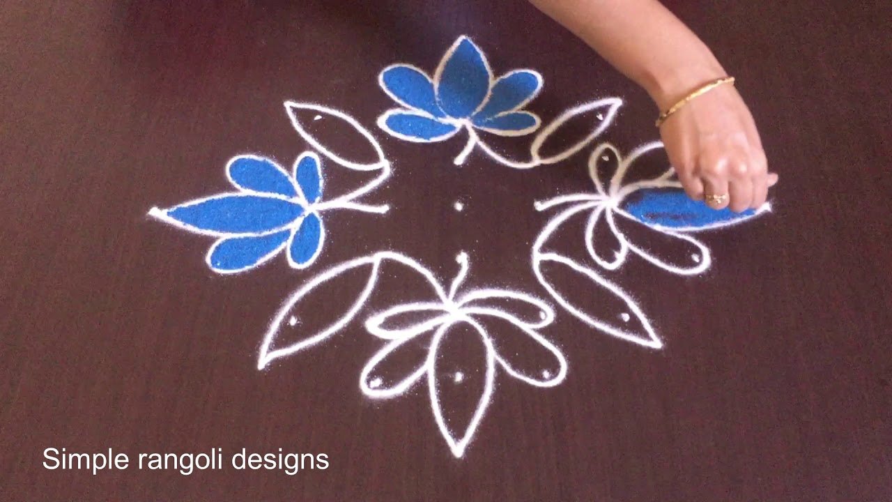 Easy and Small Rangoli