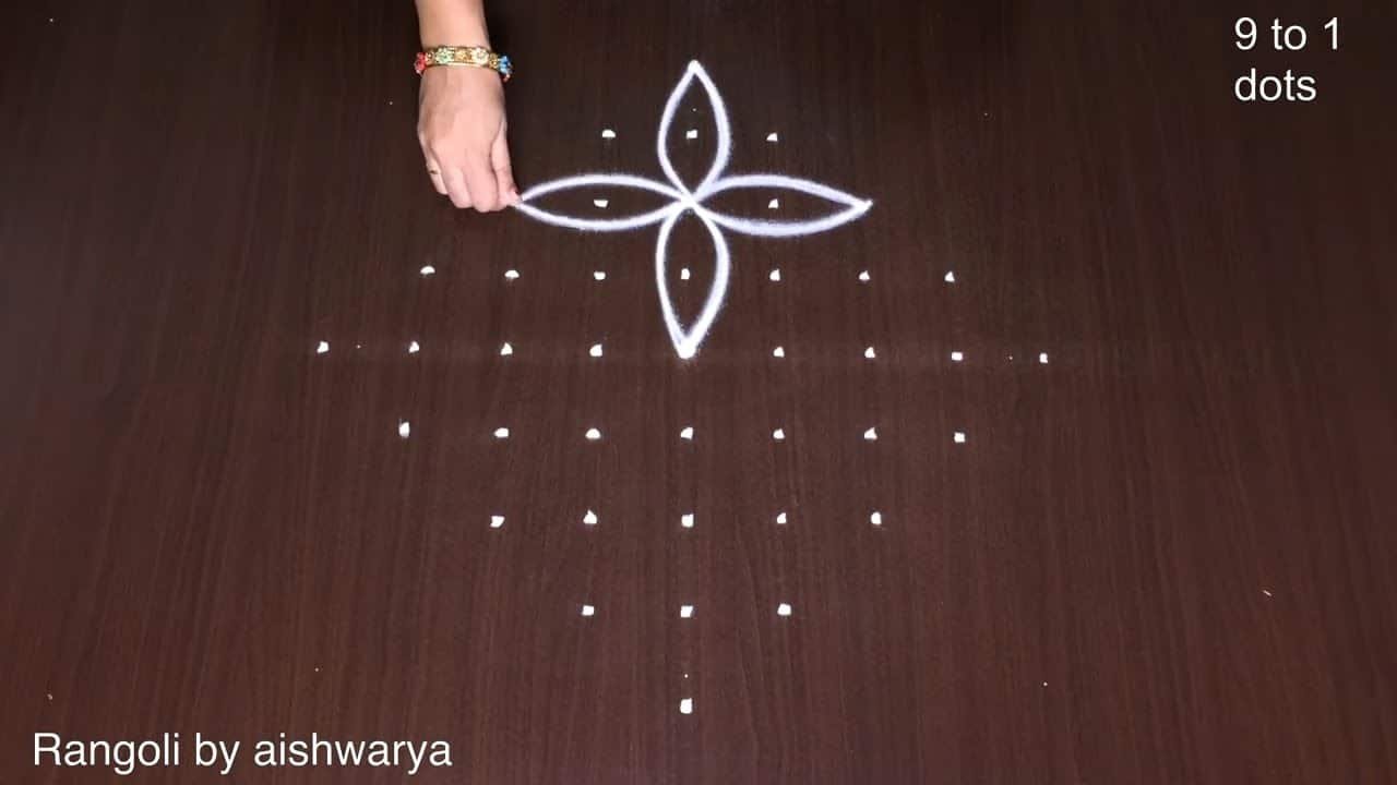Easy Apartment Kolam Designs
