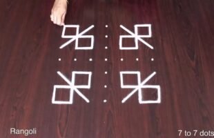 Easy Border Rangoli Designs