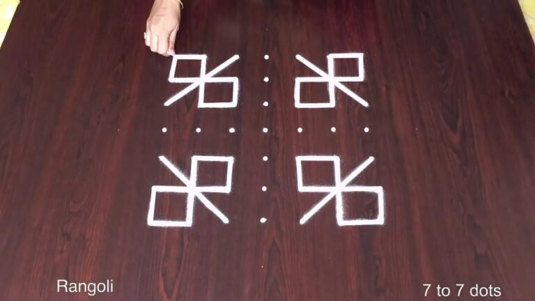 Easy Border Rangoli Designs