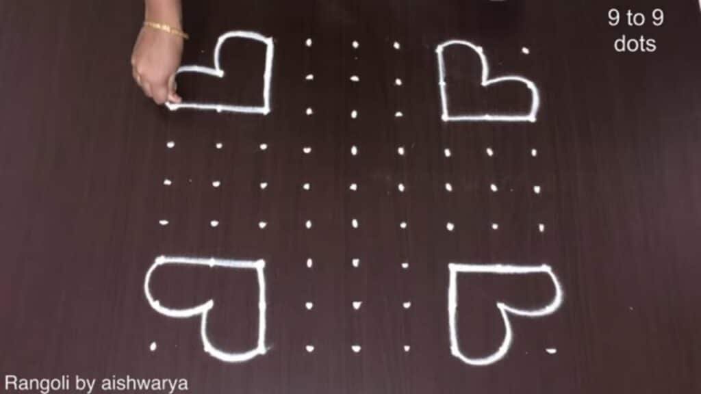 daily rangoli art