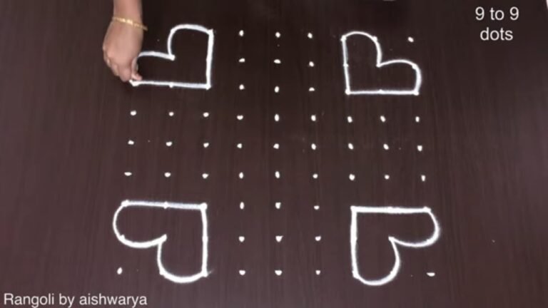 daily rangoli art