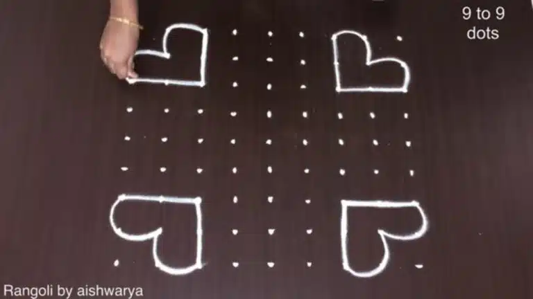 daily rangoli art