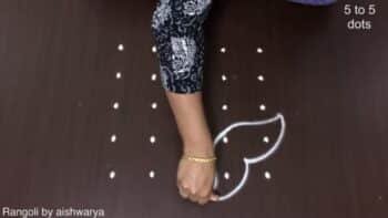 Easy Daily Simple Rice Flour Muggulu