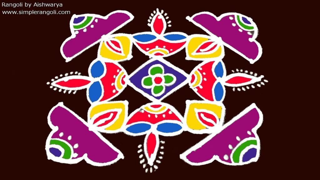 easy diwali rangoli designs 77 11066