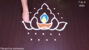 Easy Durga Puja Alpana