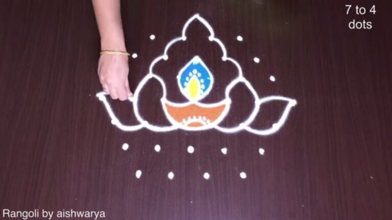 Durga Puja alpana
