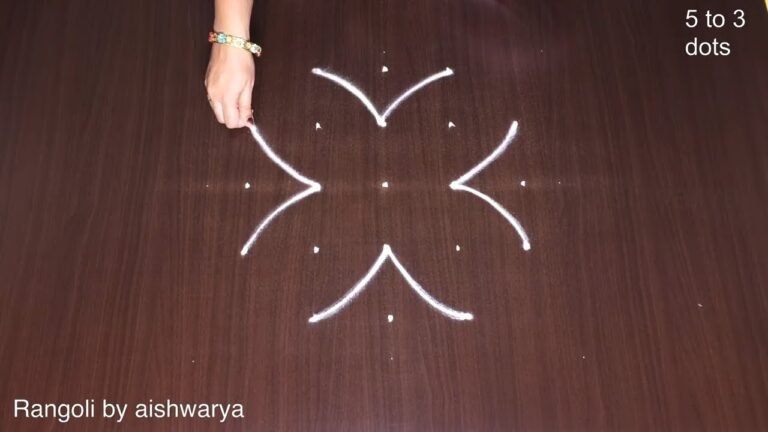 5 dots Friday kolam