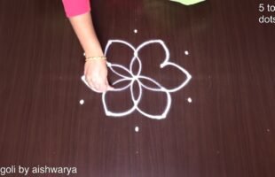 Easy Hand Rangoli Designs for Daily Purpose