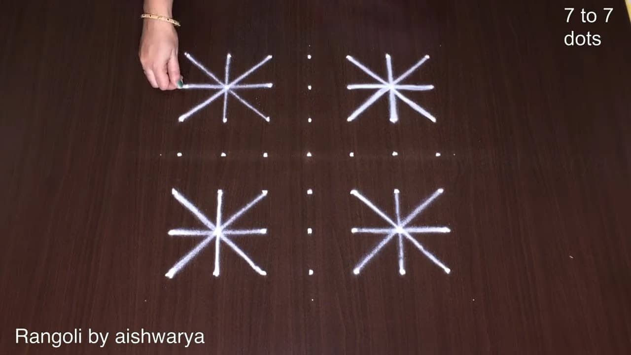 Easy Hand Rangoli Designs for Festivals