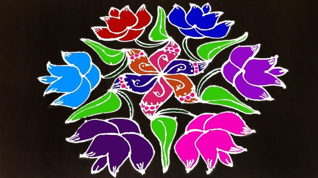 Holi rangoli