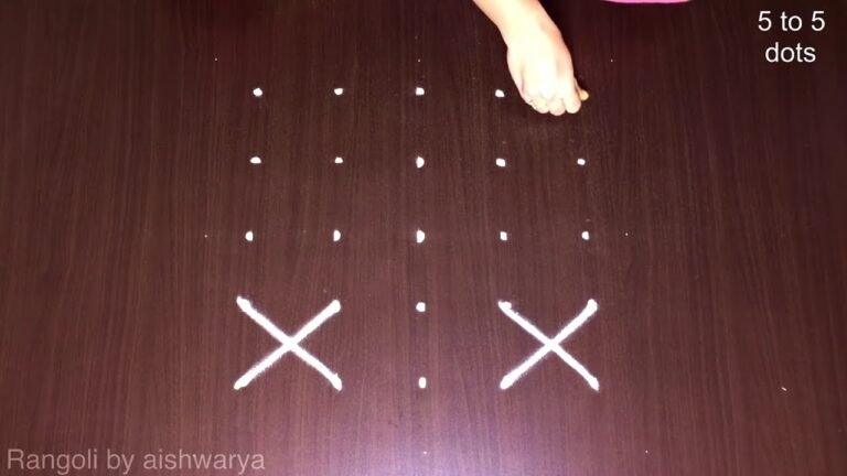 Easy Kolam Designs for Beginner