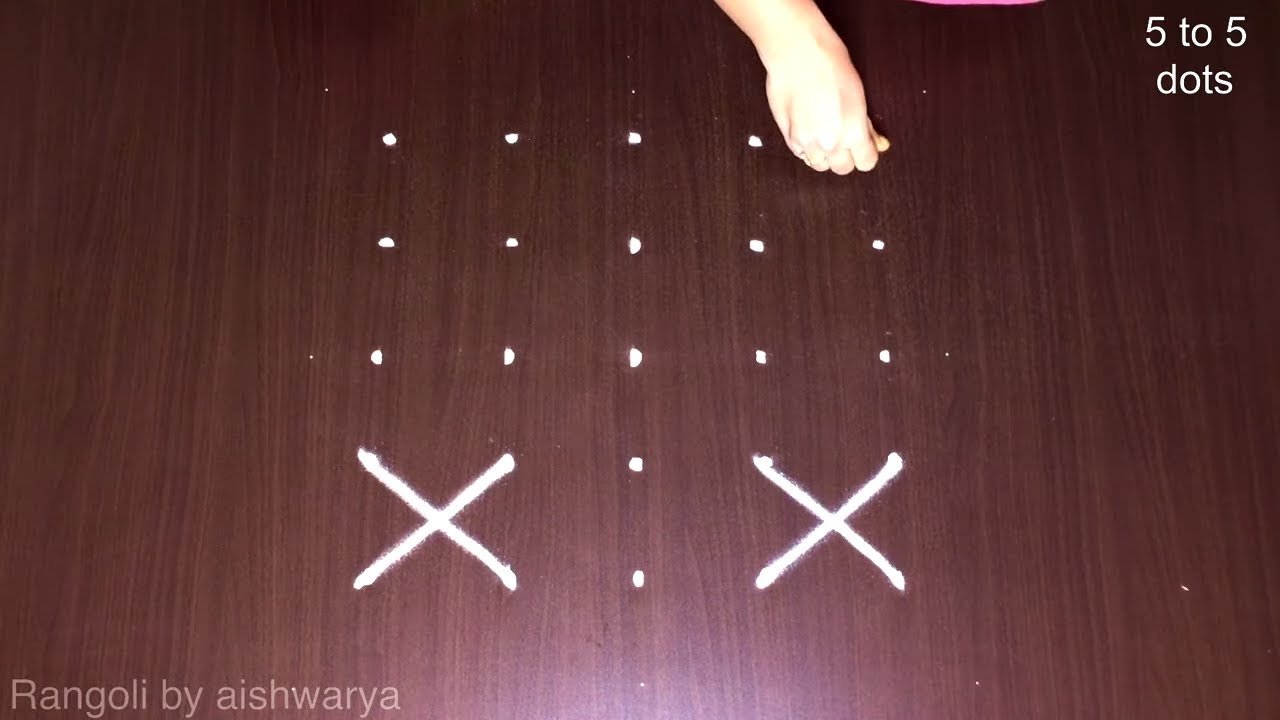 Easy Kolam Designs for Beginner