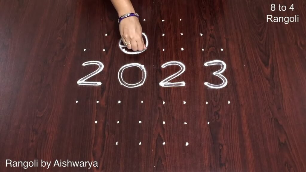 easy kolam design