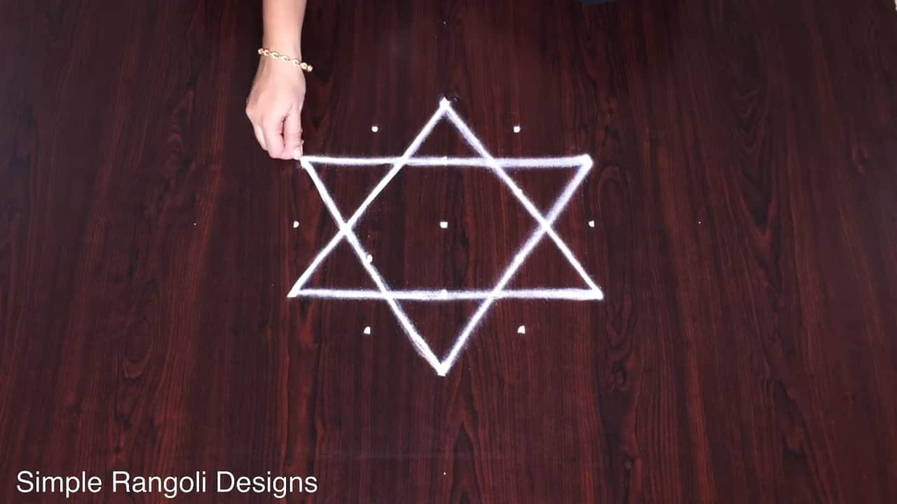 Easy Latest Diya Rangoli Designs