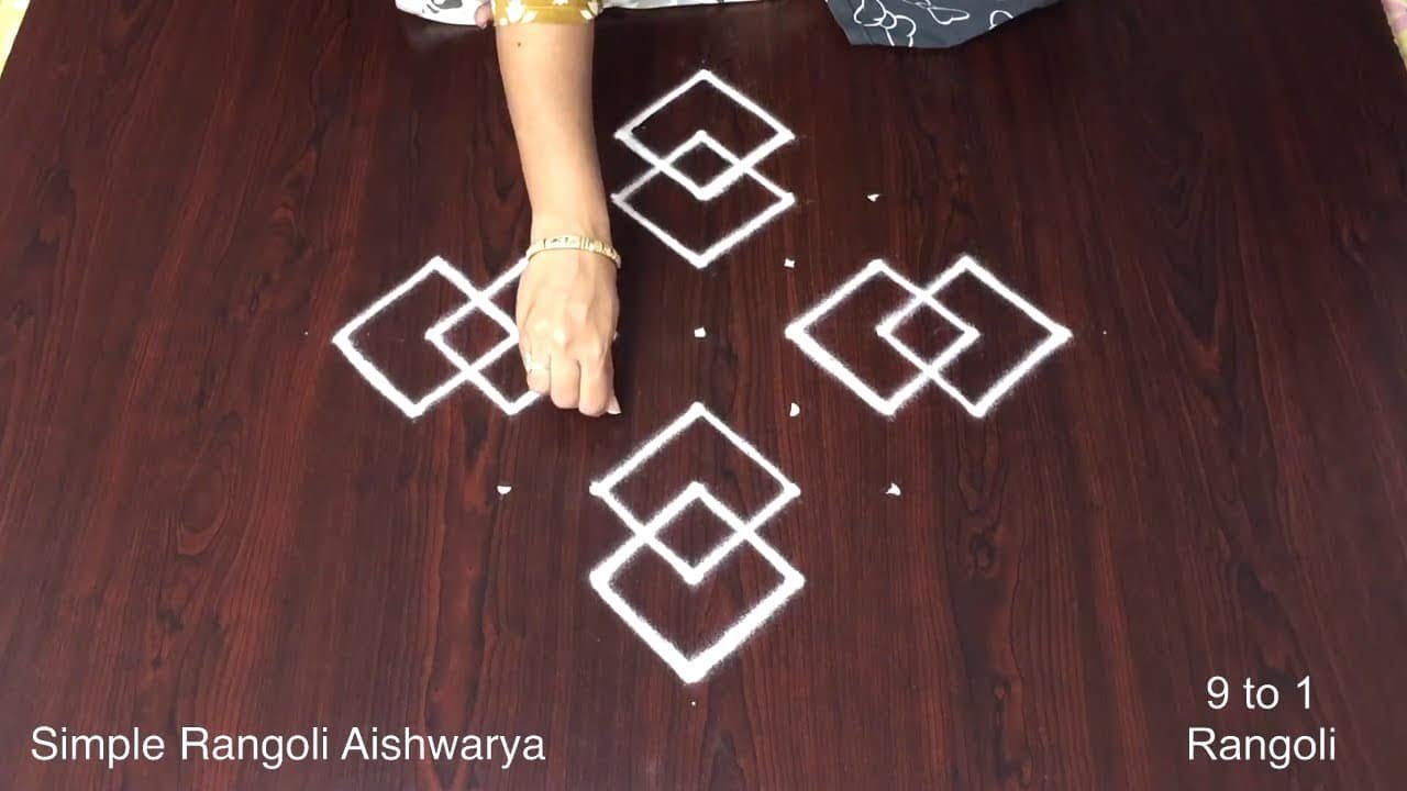 Easy Muggulu Designs for Beginners