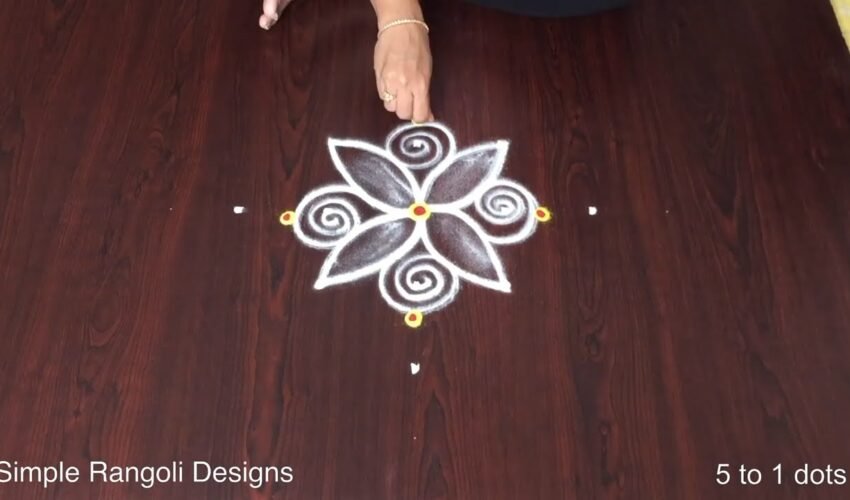 Easy Muggulu for Your Doorstep