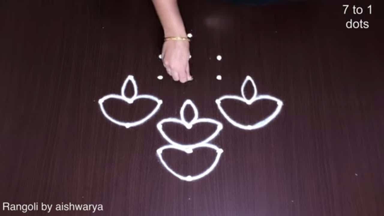 Easy Quick and Small Kolam