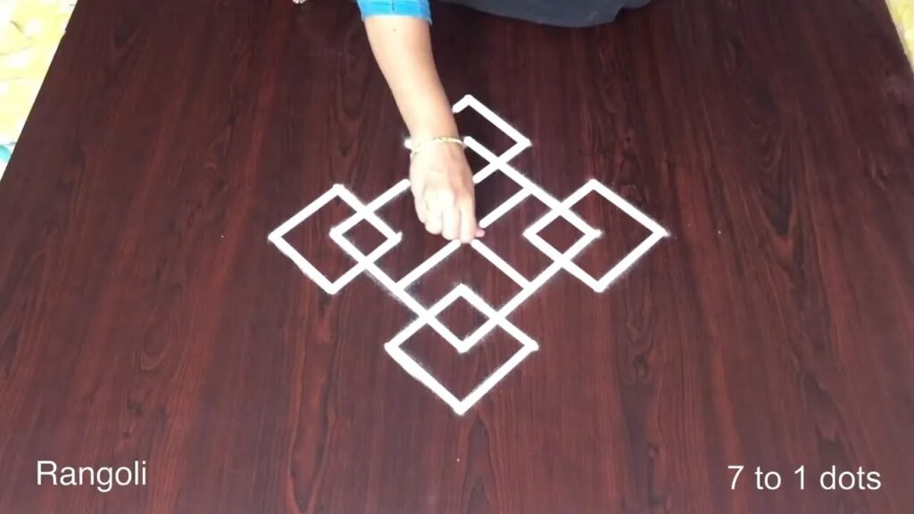 rangoli with dots