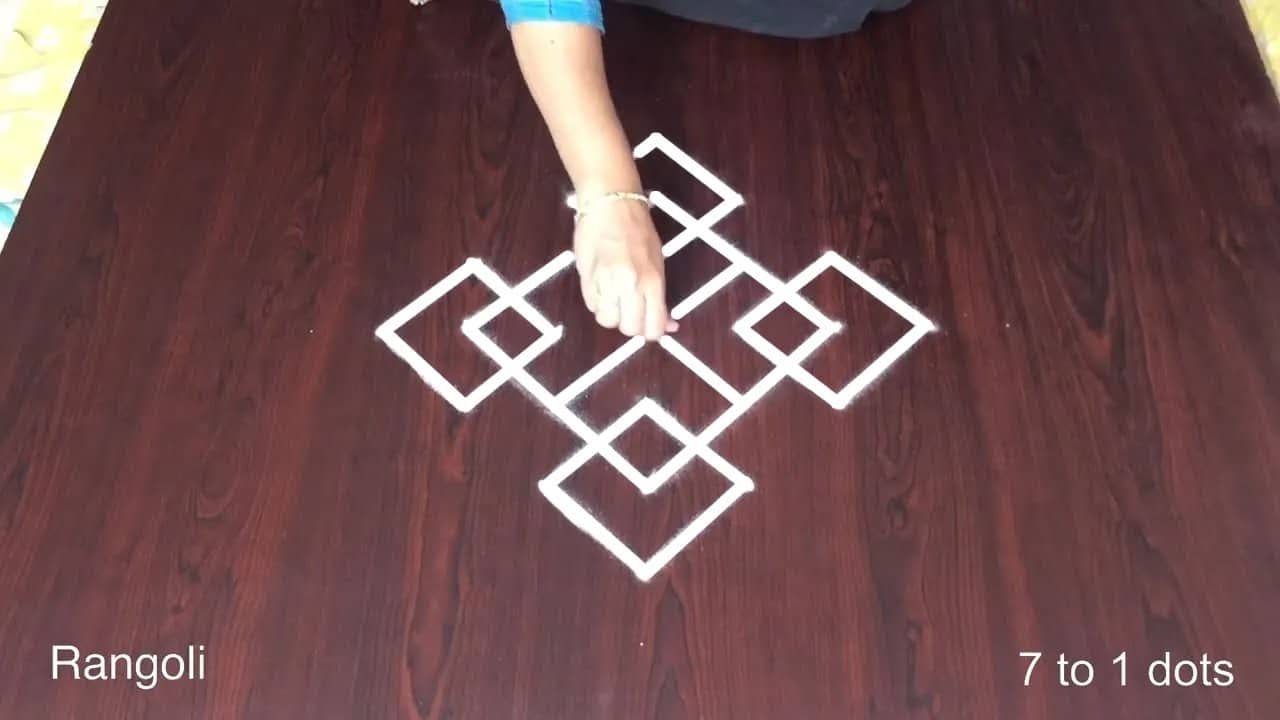 Easy Rangoli Designs Dots