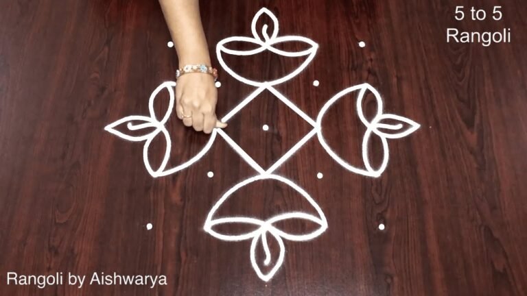 Easy Rangoli Designs for Diwali