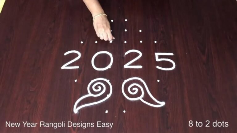 new rangoli design