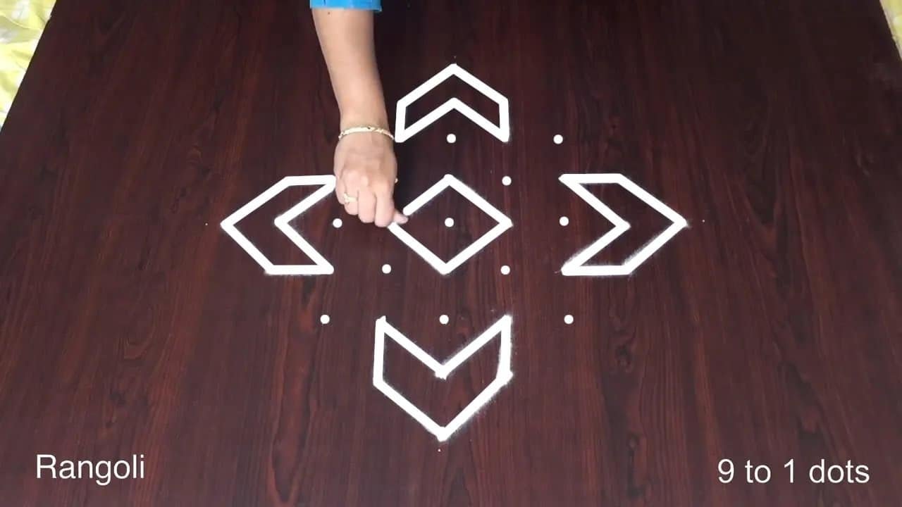 Easy Rangoli Designs Simple Method