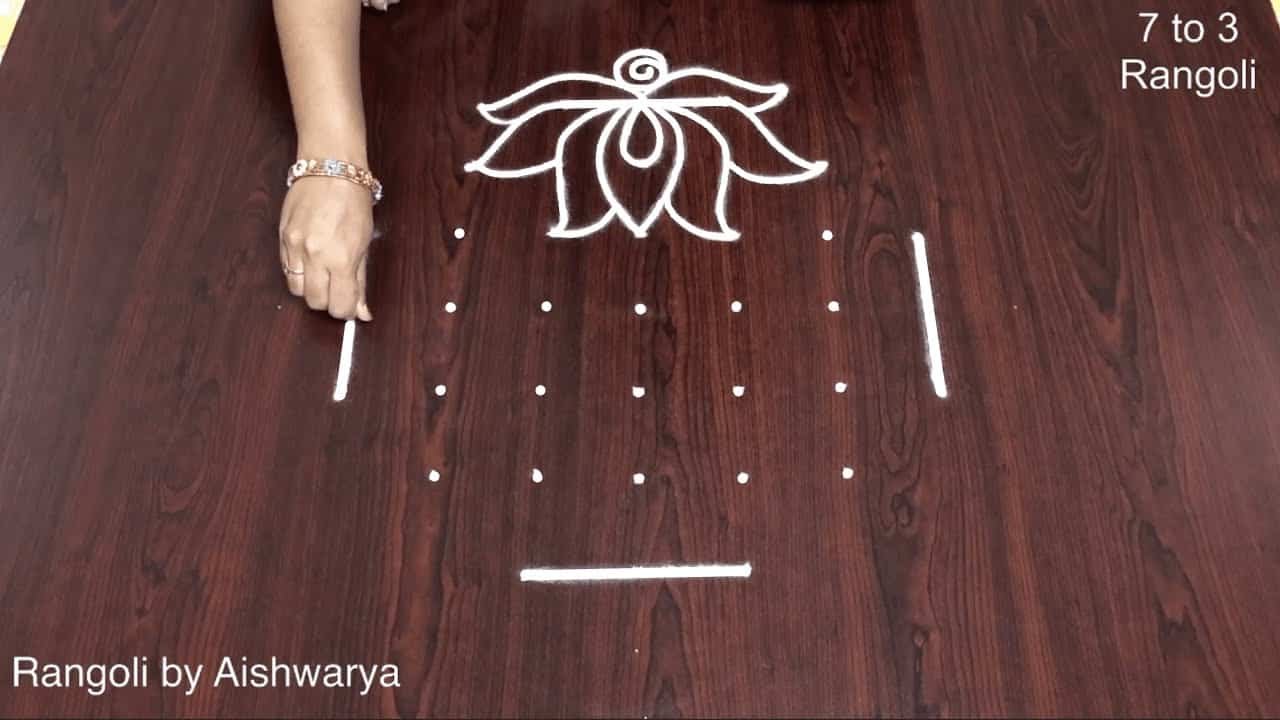 Easy Rangoli Designs With Dots
