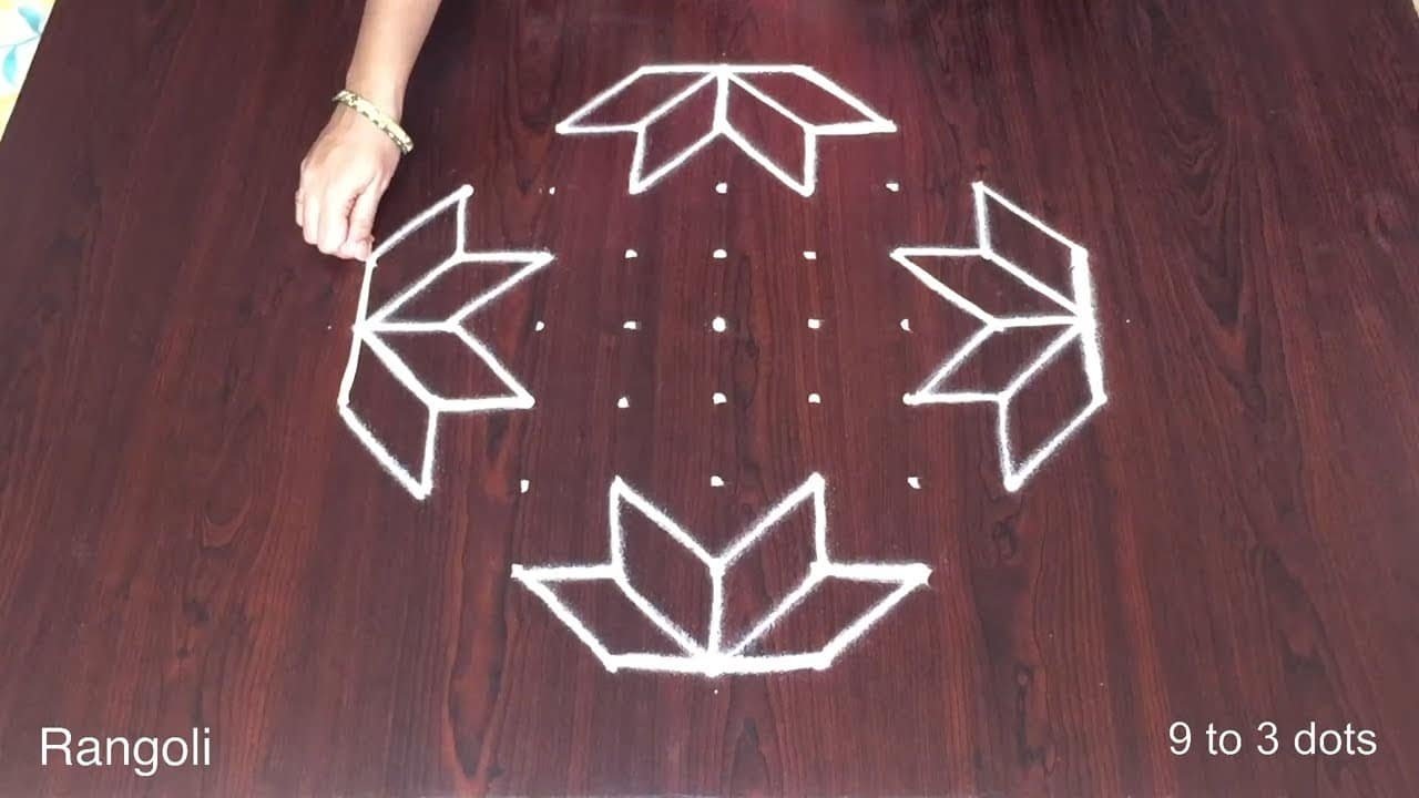 Easy Rangoli for Beginners