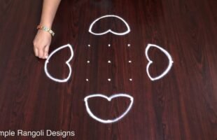 Easy Rangoli Kolam for Beginners