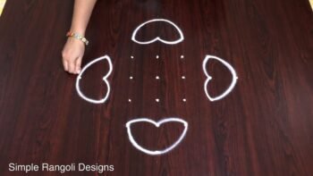 Easy Rangoli Kolam for Beginners