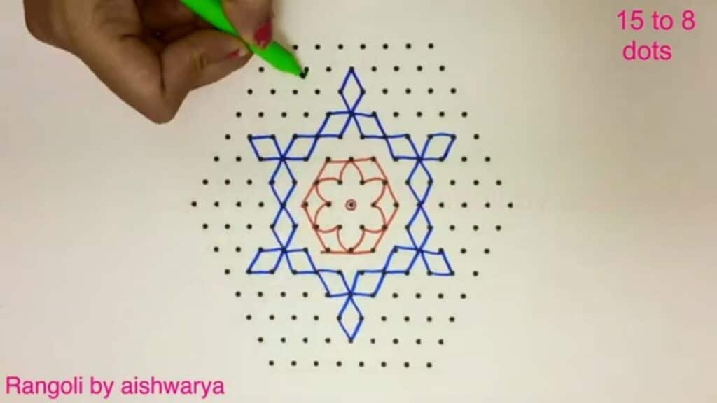 rangoli on paper