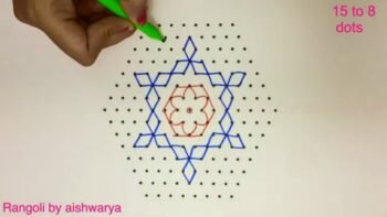 Easy Rangoli on Paper